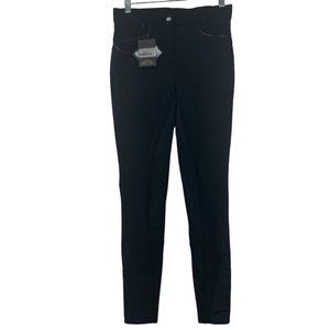 Montar Women's Nancy Soft Tech Navy Blue Fullseat Silicone Breeches size 36 NWT